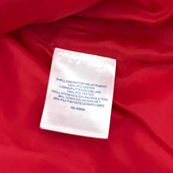 Lands' End Down Puffer Vest Holiday Winter Red Tartan Plaid Size Women's XS - Picture 4 of 4